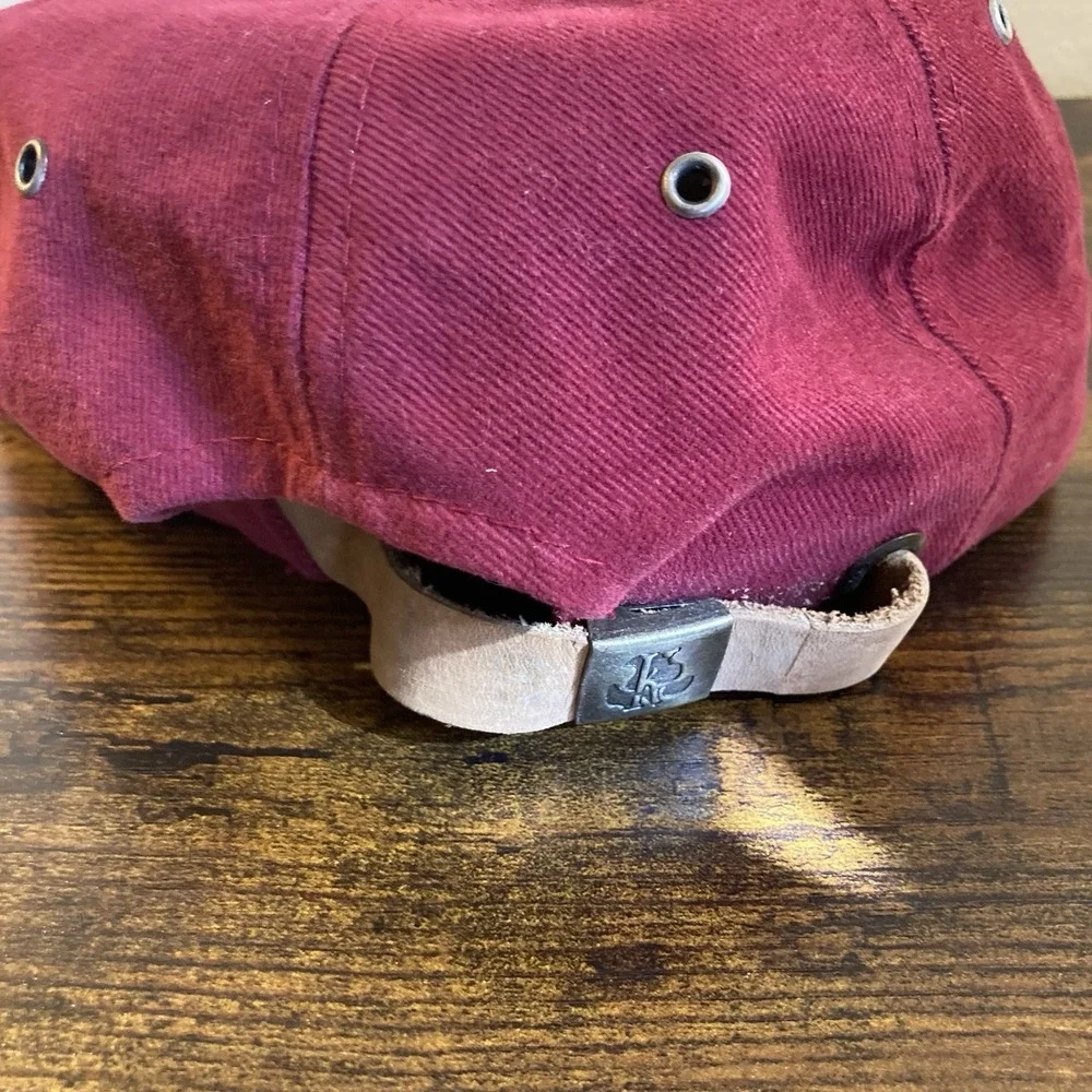 Oklahoma Sooners Vtg 1984 Kudzu Hat Strapback Suede Brim Velvety Feel Embroidery